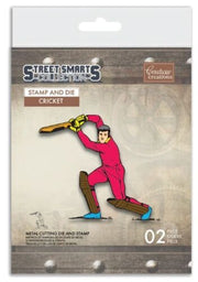 COUTURE CREATIONS STREET SMART STAMP AND DIE SET " CRICKET "